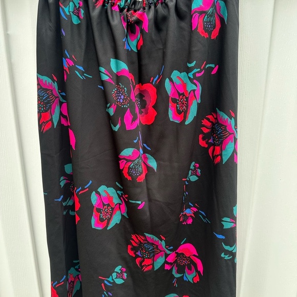 J. Crew Black Floral A-Line Skirt - Picture 6 of 10